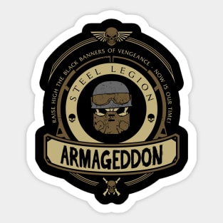ARMAGEDDON - CREST EDITION Sticker